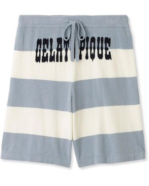 gelato pique Smoothie Lite 2 Border Loungewear Shorts - Gray