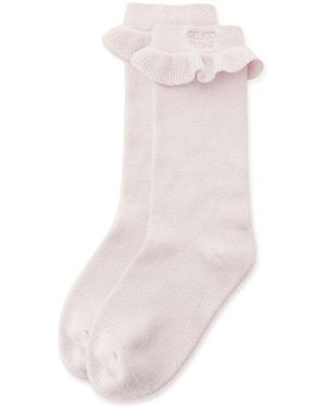 gelato pique Frill Logo Socks - Pink