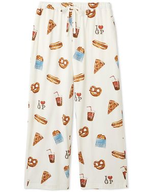 gelato pique Ny Food Printed Long Pants - White