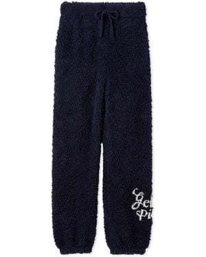 gelato pique Gelato Snow Bear Jacquard Pants - Blue