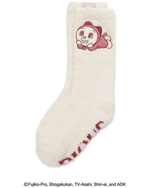 gelato pique [Doraemon] Baby Moco Socks - White