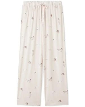 gelato pique Seal Print Lounge Pants - White