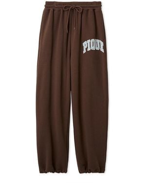gelato pique College Logo Long Pants - Brown