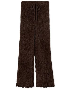 gelato pique Feather Patterned Pants - Brown