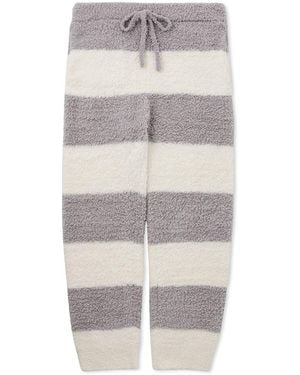 gelato pique Gelato 2 Border Fuzzy Pajama Pants - White