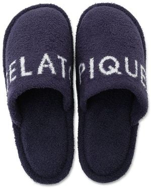 gelato pique Smoothie All-Season Logo Room Shoes - Blue