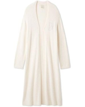 gelato pique Colorful Feather Gown - White