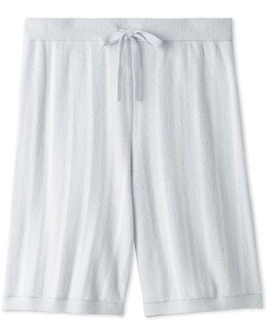 gelato pique Cool Striped Lounge Shorts - White