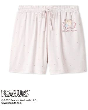 gelato pique [Peanuts] Cooling Rayon Shorts - Pink