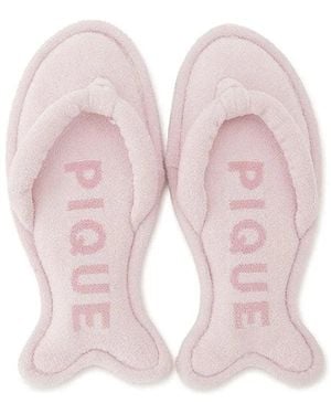 gelato pique Fish Motif Room Shoes - Pink
