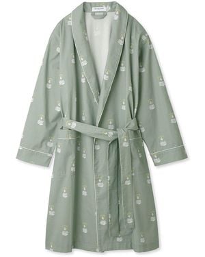 gelato pique Sleeping Bear Pattern Lounge Robes - Green