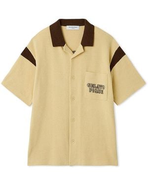 gelato pique Airy Moco Diner Shirt - Metallic