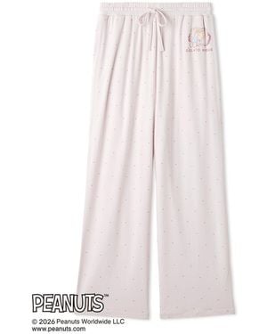 gelato pique [Peanuts] Cooling Rayon Long Pants - Pink