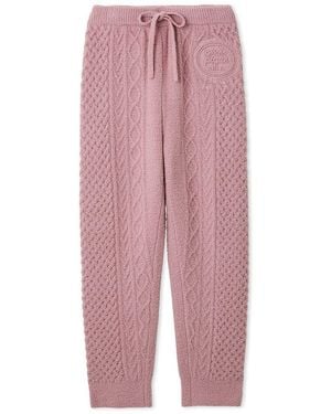 gelato pique Airy Moco Ice Cream Sandwich Aran Long Pants - Pink