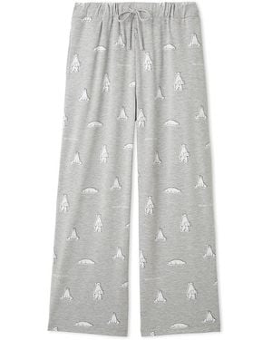 gelato pique Ice-Cream Bear All Over Printed Pants - Gray