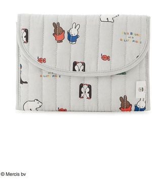 gelato pique 【Dick Bruna】Quilted All-Over Print Maternal And Child Health Handbook Case - Gray
