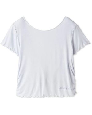 gelato pique Cool Rayon Gathered T-Shirt - Blue