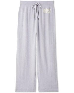 gelato pique Smoothie Logo Jacquard Pants - Blue