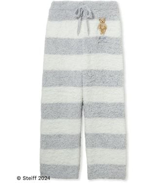 gelato pique [Steiff] Gelato 2 Border Fuzzy Pajama Pants - Blue