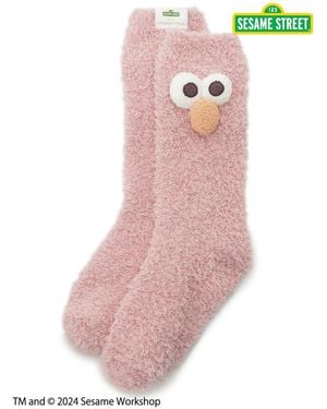 gelato pique 【Sesame Street】Elmo Fuzzy Socks - Pink