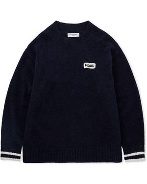 gelato pique Baby Moco Pullover Sweater - Blue