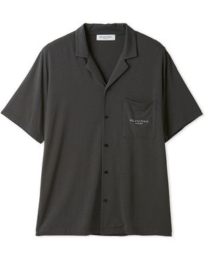 gelato pique Cool-Touch Rayon Shirt - Black