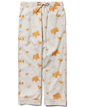 gelato pique Eames Chair Motif Lounging Pajamas Pants - White