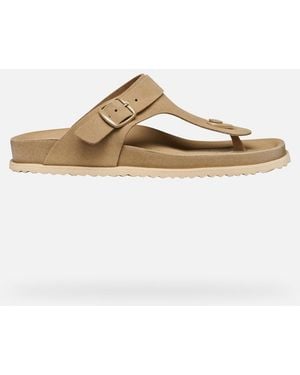 Geox Schuhe Sandybett Dame - Mettallic
