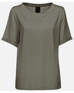 Geox Bekleidung T-Shirt Dame - Grün
