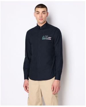 ARMANI EXCHANGE Shirt - Blue