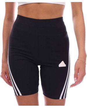 adidas Future Icons 3-Stripes Bike Shorts - Black