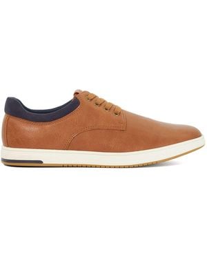 Dune Tamsen Lace Up Trainers - Brown