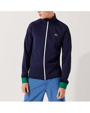 Lacoste Zip-up Golf Jacket - Blue