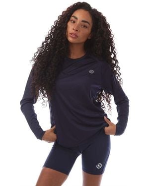 Skins 3 Long Sleeve T Shirt - Blue