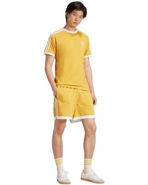 adidas Originals Classics 3 Stripes T Shirt - Yellow