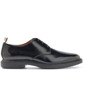 BOSS Larry Derby Shoes Size 6 - Black