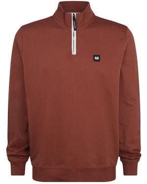Weekend Offender Alberta Half Sweatshirt - Red