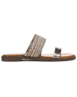 Blowfish Curtis Embellished Slide Sandals Size 4 - Brown