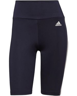 adidas Designed To Move High Rise Tight Shorts - Blue