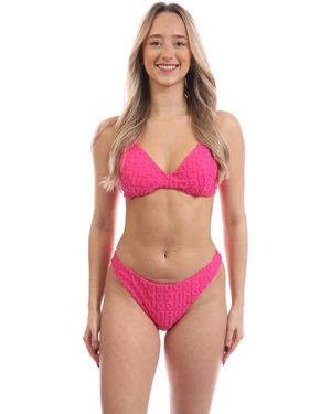 HUGO Towel Tanga Bikini Briefs - Pink