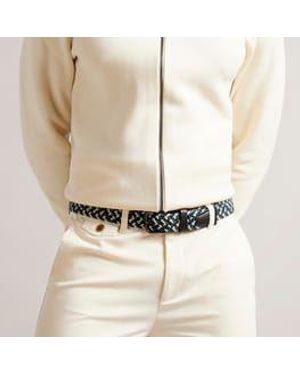 Ted Baker Accessories Stretch Woven Elastic Belt - Natural