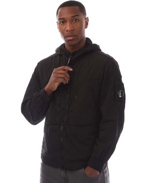 C.P. Company Chrome-R Hooded Overshirt - Black
