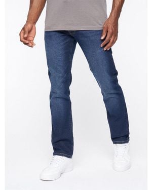 Crosshatch Straight Fit Jeans - Blue