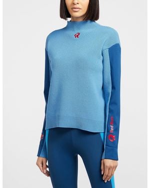 Red Run Elektra Knitted Sweatshirt - Blue