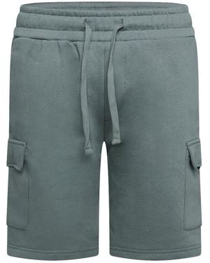 Crosshatch Bardon Cargo Shorts - Blue