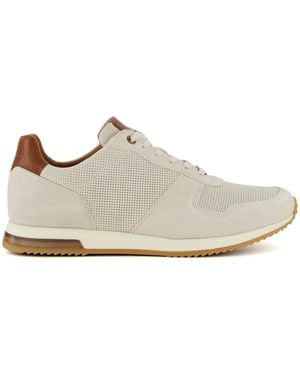 Dune Trilogy Textured Lace-Up Trainers 7 (41) - White