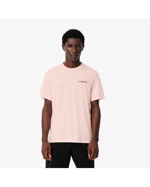 Lacoste Loungewear T Shirt - Pink