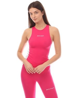 Palm Angels Track Active Tank Top - Pink