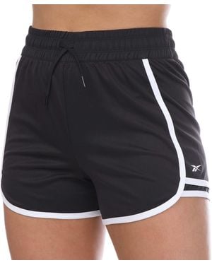 Reebok Womenss Workout Ready High-Rise Shorts - Black