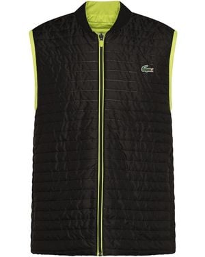 Lacoste Reversible Padded Vest - Black